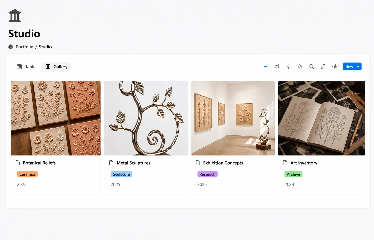 Workflow.art portfolio builder preview
