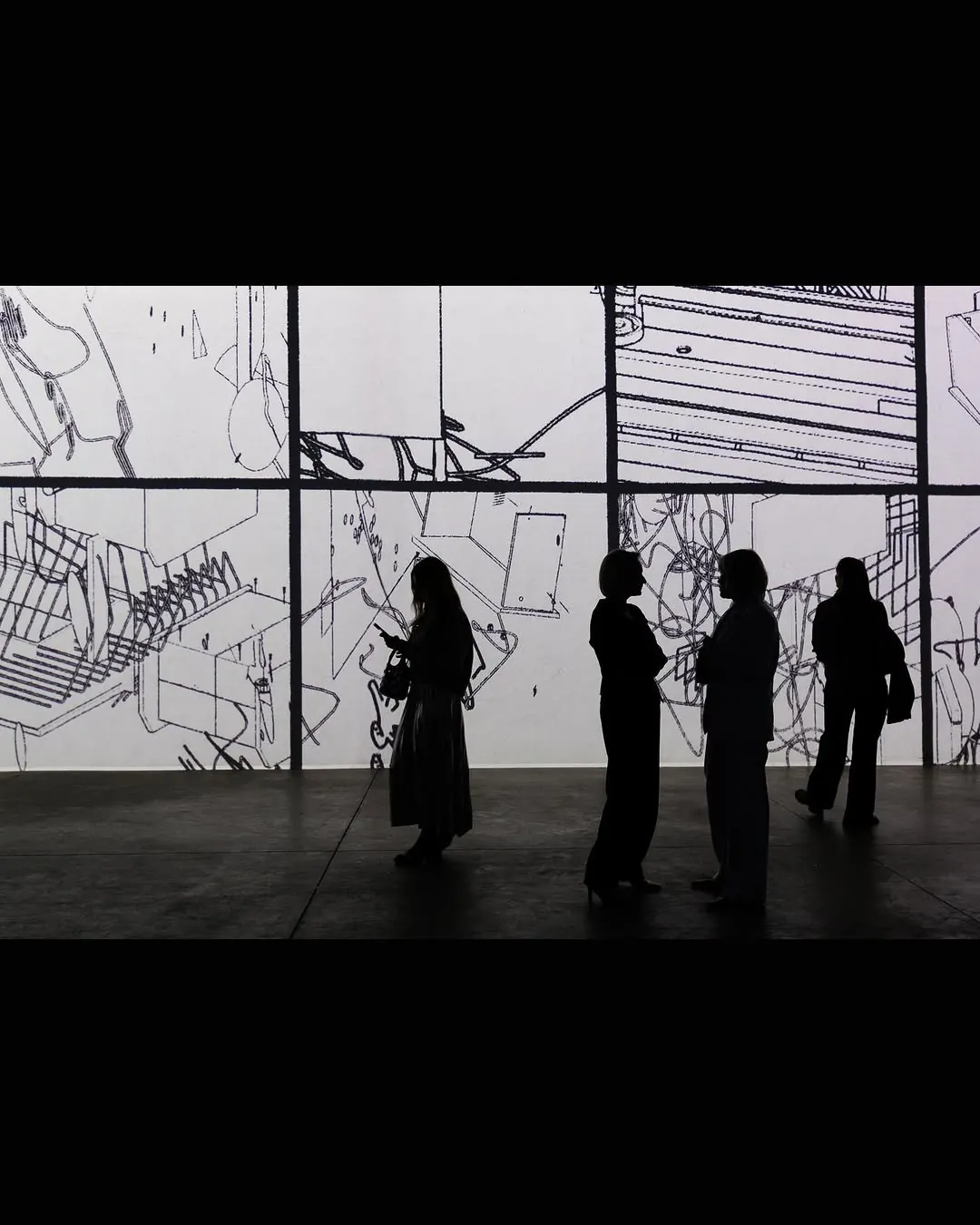 Digital art installation with immersive projections